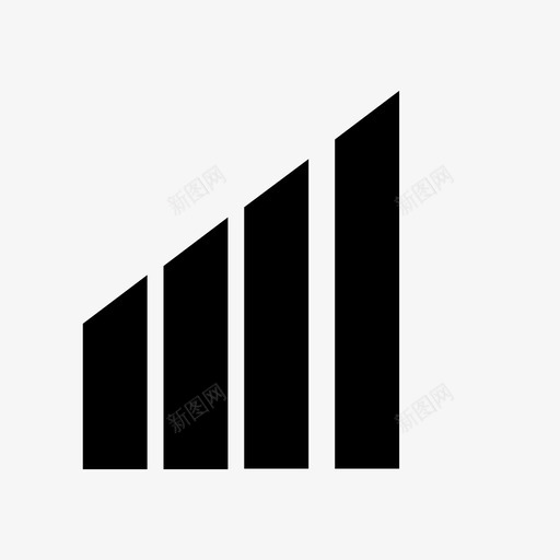 全信号信号条全信号接收图标svg_新图网 https://ixintu.com 信号条全信号接收 全信号