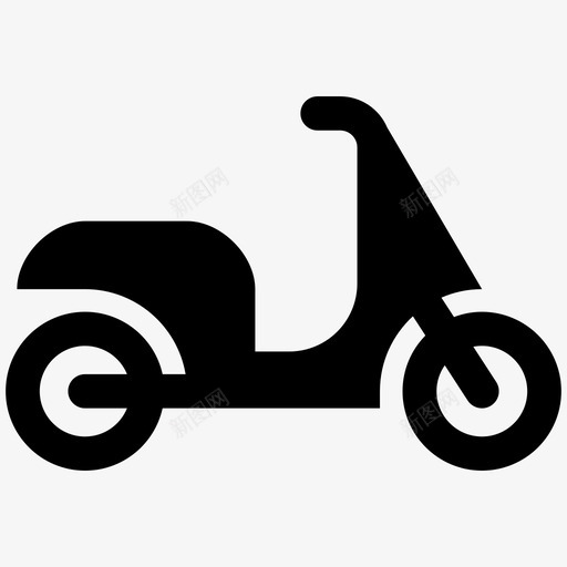 滑板车小客车两轮车图标svg_新图网 https://ixintu.com 两轮车 小客车 摩托车 机器 汽车 滑板车 轻便摩托车 运输 非齿轮
