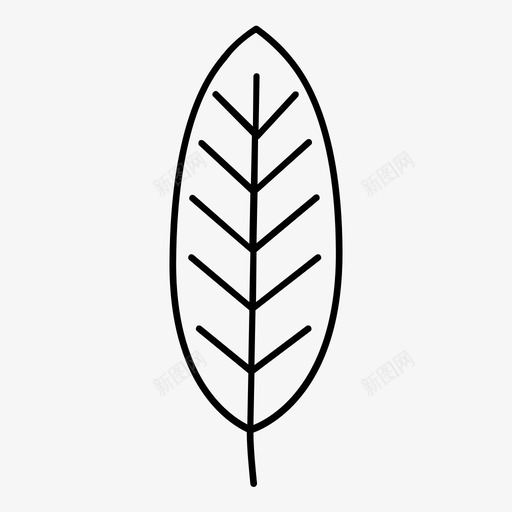 枸杞叶树木潮汐图标svg_新图网 https://ixintu.com 振荡 无线 枸杞叶 树叶轮廓 树木 浪涌 潮汐 灌木 脉搏 自然 花园