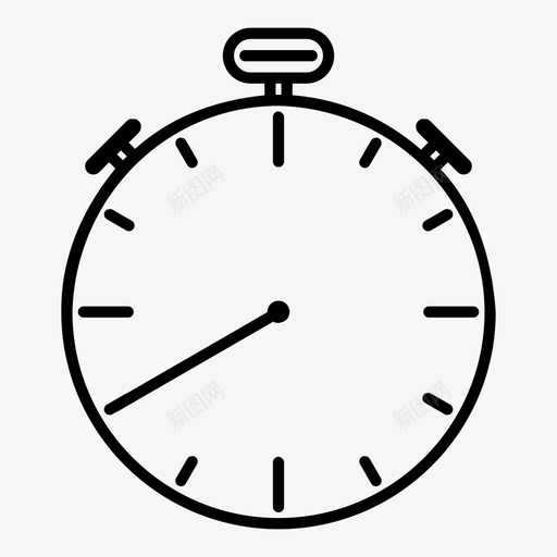 秒表40时间显示件图标svg_新图网 https://ixintu.com 定期收集 持续时间 时钟 时间 显示件 材料 物品 秒表40 项目
