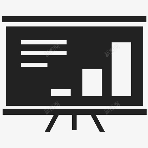 演示摘要显示图标svg_新图网 https://ixintu.com 会议 信息 协作 可视化 图表 增长 报告 摘要 数据 显示 演示