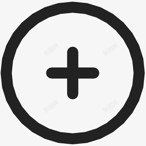 加号符号图标svg_新图网 https://ixintu.com 加 号 符号