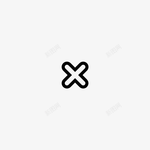 取消操作关闭图标svg_新图网 https://ixintu.com 倍增 关闭 决定 取消 处理 拒绝 操作 退出