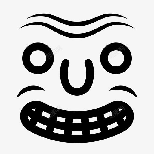 微笑说奶酪珍珠白图标svg_新图网 https://ixintu.com 卡通 咧嘴笑 微笑 快乐 怪诞 牙齿 珍珠白 脸 表情 说奶酪 面部表情