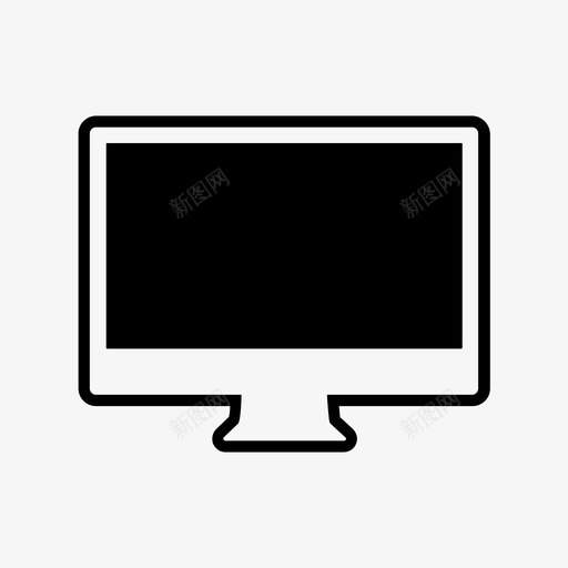 显示器电视屏幕图标svg_新图网 https://ixintu.com imac mac 可视 屏幕 屏幕桌面显示器 摄像头 显示器 电脑 电视 苹果
