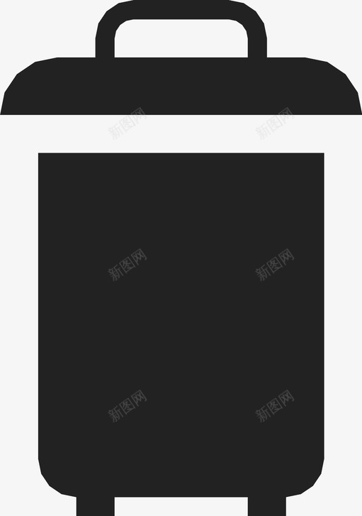 垃圾箱删除灰尘图标svg_新图网 https://ixintu.com 不需要的 删除 垃圾箱 已用 废物 灰尘 网络 网络图标
