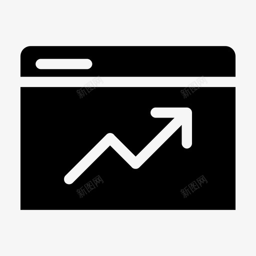 浏览器增加信息增加销售额图标svg_新图网 https://ixintu.com 信息 分析 图形 图表 增加收入 增加销售额 数据图形 文档 浏览器增加 点击 统计栏 著名图标字形