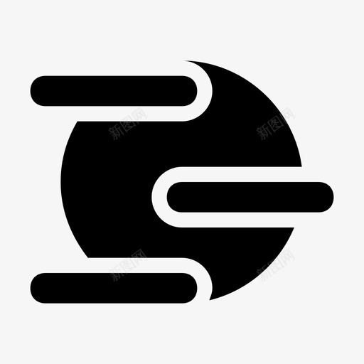 雾夜雾干图标svg_新图网 https://ixintu.com 干 月亮 服装 清洁 精致 自然和生态材料设计图标 蛋糕 雾 雾夜