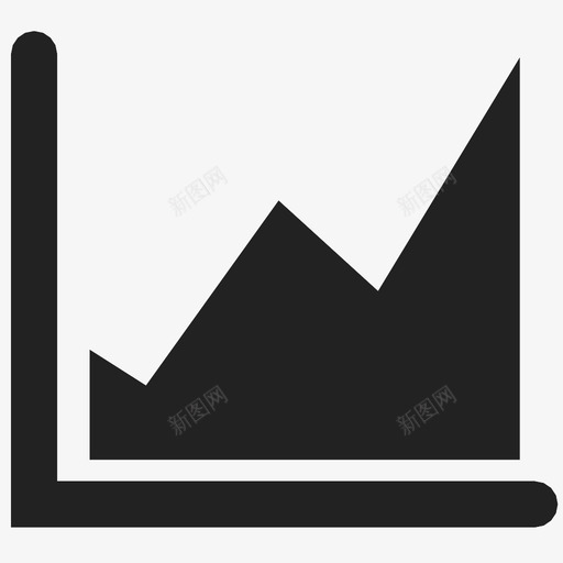 图表进度度量图标svg_新图网 https://ixintu.com 交易 信息 图表 增长 度量 数据 财务 轴 进度