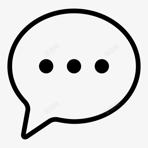 评论短信信号图标svg_新图网 https://ixintu.com 信号 删除 推迟 更多 气泡 消息 瘦轮廓用户界面 短信 聊天 评论 转下一个