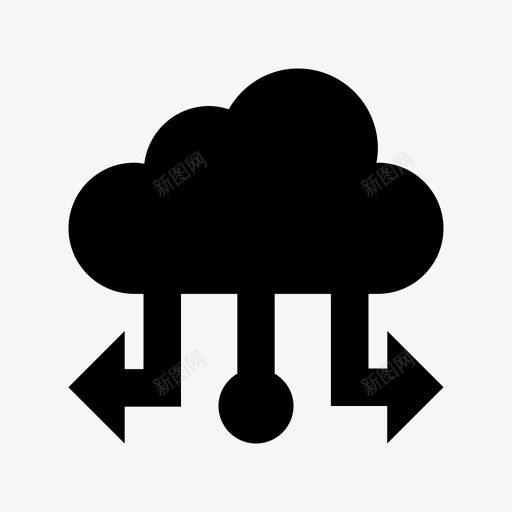 云共享在线分发社交媒体图标svg_新图网 https://ixintu.com 云共享 云网络 云计算 分配文件 在线分发 在线同步 数据存储材料设计图标 流通 社交媒体 网络空间 链接文件