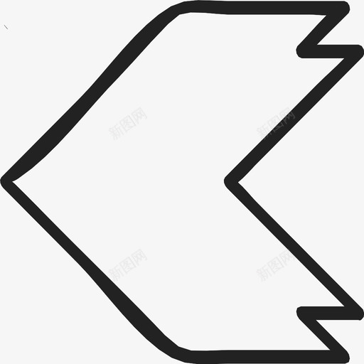 左减法信号图标svg_新图网 https://ixintu.com 信号 减法 另一个 后退 左 并集 延迟 指向 指针 箭头