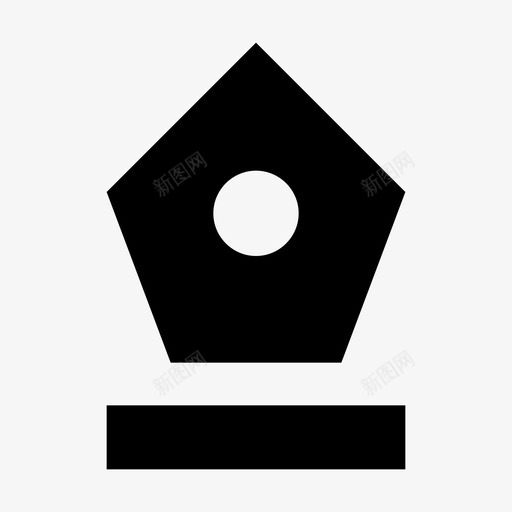 笔尖教育和学校材料标图标svg_新图网 https://ixintu.com 教育和学校材料设计图标 笔尖
