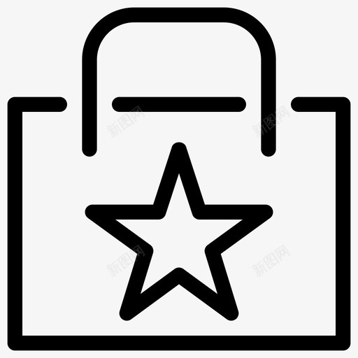 购物袋袋子钱包图标svg_新图网 https://ixintu.com 助手 容器 手提包 收藏夹 电子商务 电子商务线路图标 袋子 购物袋 钱包