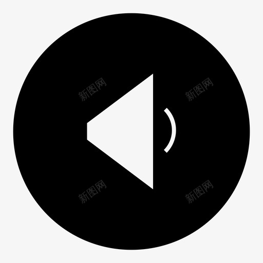 扬声器音乐音量音频按钮图标svg_新图网 https://ixintu.com 扬声器 音乐音量音频按钮