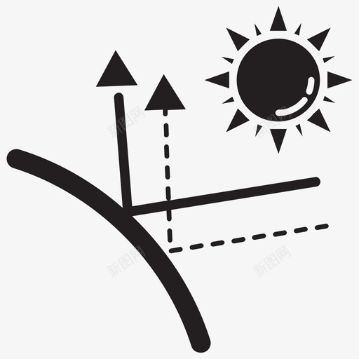 紫外线防晒图标svg_新图网 https://ixintu.com 紫外线防晒