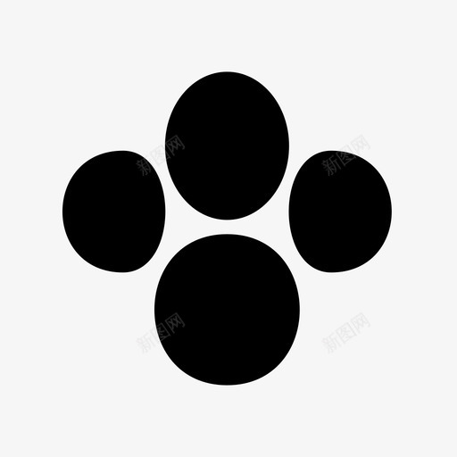 爪推迟爪印图标svg_新图网 https://ixintu.com 动物 推迟 更多 标记 添加 爪 爪印 狗 猫 联合