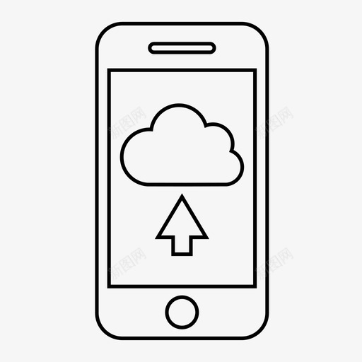 移动云联合信号图标svg_新图网 https://ixintu.com 上载 信号 发送 多个 指示 文件 标记 移动云 移动收集1 联合