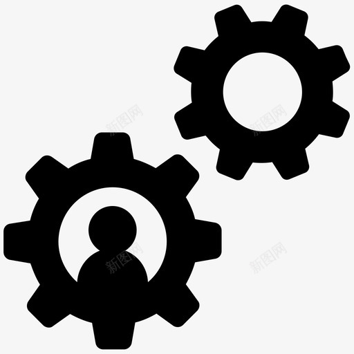 cogs支持签名图标svg_新图网 https://ixintu.com cogs tall 业务集成 加上 支持 更多 添加 生产力 签名 选项 配置