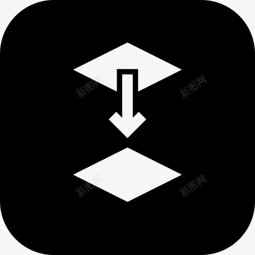 层堆栈页图标svg_新图网 https://ixintu.com 下 切换 堆栈 多页 层 编辑器用户界面实心平铺差异卷1 页
