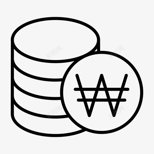 赢硬币小零钱货币兑换图标svg_新图网 https://ixintu.com 外币 小零钱 著名图标瘦 财富 货币兑换 赢硬币 金融 零钱