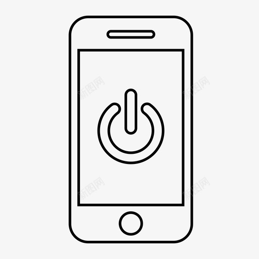 智能手机电源打开关闭图标svg_新图网 https://ixintu.com 关闭 打开 指示 智能手机电源 标记 添加 移动 移动集合1 联合