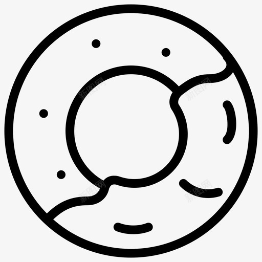 甜甜圈添加另一个图标svg_新图网 https://ixintu.com 删除 另一个 推迟 标记 添加 甜甜圈 自由设置线图标 食物