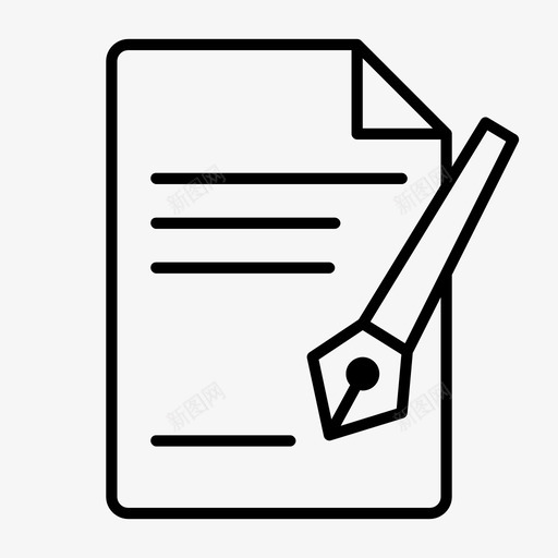 合同签订签字否图标svg_新图网 https://ixintu.com 出售 协议 合作 合同签订 否 商业 大胆 持有 瘦 签字 黄金