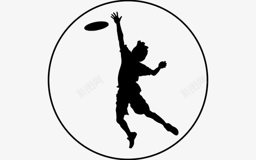 圆盘高尔夫图标svg_新图网 https://ixintu.com 圆盘高尔夫