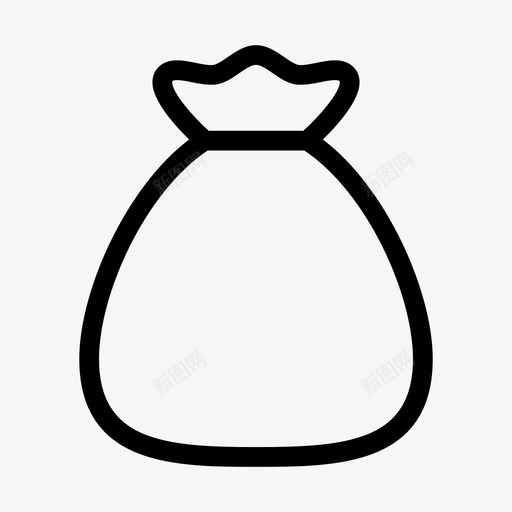 钱袋大胆黄金图标svg_新图网 https://ixintu.com 不 储蓄 出售 大 大胆 宝藏 持有 钱袋 黄金
