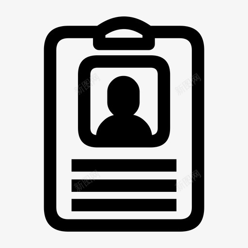 身份证加多个图标svg_新图网 https://ixintu.com 凭证 加 多个 徽章 忽略 指示 登录详细信息 签名 识别 身份证