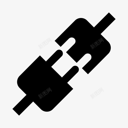 插头壁式插座电源板图标svg_新图网 https://ixintu.com 壁式插座 插头 有线 电源板 能源 连接