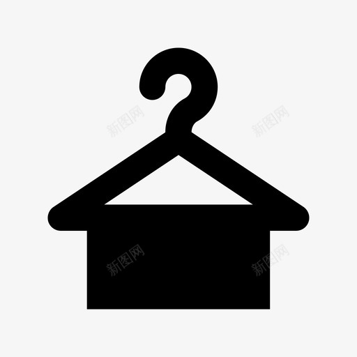 毛巾架浴巾浴室图标svg_新图网 https://ixintu.com 图像 棍子 毛巾 毛巾架 浴室 浴巾 织物 美容和水疗材料设计图标 黑色