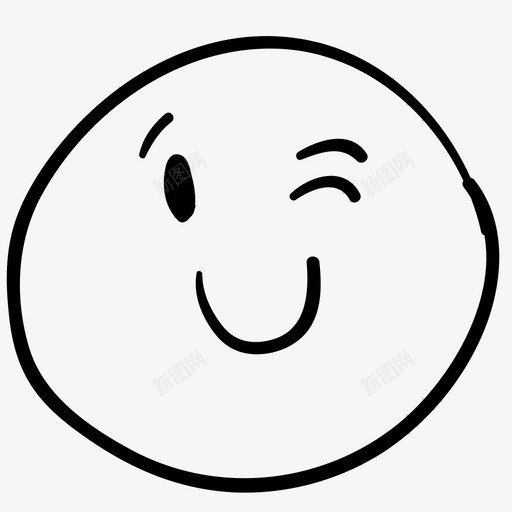 眨眼脸出售微笑图标svg_新图网 https://ixintu.com 不 出售 大胆 微笑 快乐 持有 眨眼脸 表情符号 黄金