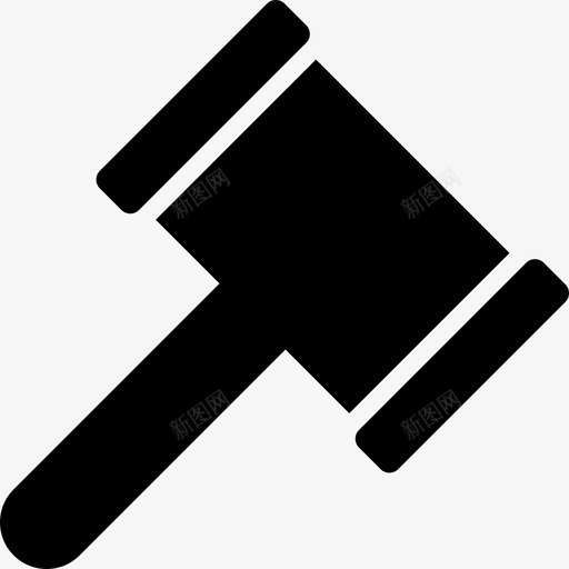 法槌工具和用具酷酷图标svg_新图网 https://ixintu.com 工具和用具 法槌 酷酷图标