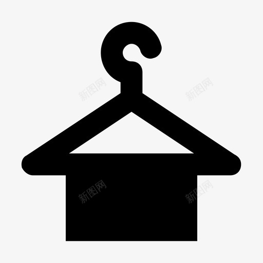 毛巾架储藏室亚麻布图标svg_新图网 https://ixintu.com 亚麻布 储藏室 家用电器材料设计图标 布 护理 支架 毛巾架 浴巾 清洁