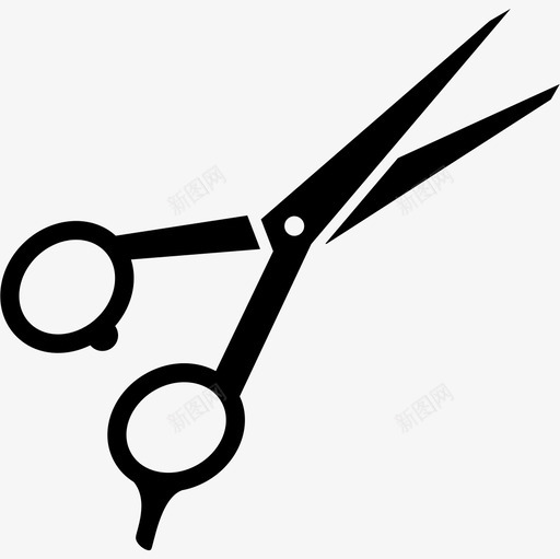 剪刀工具和用具发廊图标svg_新图网 https://ixintu.com 剪刀 发廊 工具和用具