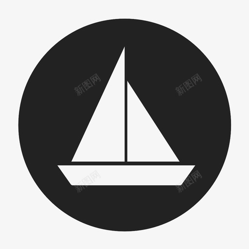 帆船运动航海图标svg_新图网 https://ixintu.com 吹 帆船 方向 水手 航海 航行 运动 锚 风