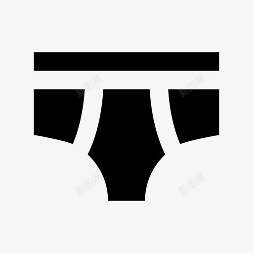 内裤内衣短裙图标svg_新图网 https://ixintu.com 内衣 内裤 宽大 服装材料设计图标 毛绒裤 清洁 短裙 精致 队形