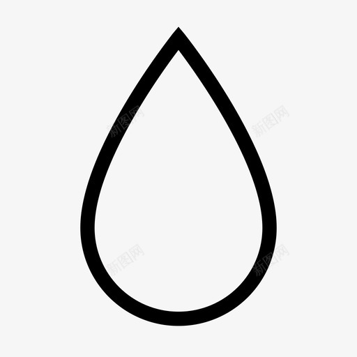 滴眼药液体雨图标svg_新图网 https://ixintu.com 水 水滴 汗 泪 液体 滴眼药 雨
