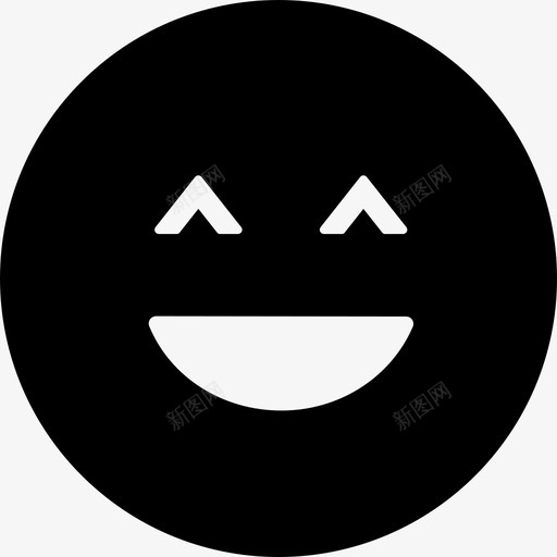 笑脸方脸界面情绪洋溢图标svg_新图网 https://ixintu.com 情绪洋溢 界面 笑脸方脸