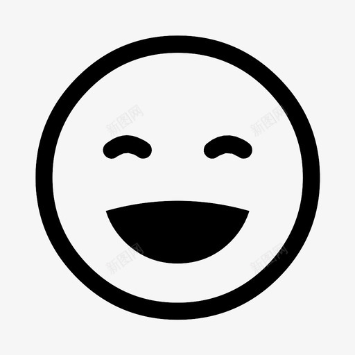 开心笑脸满意图标svg_新图网 https://ixintu.com 不 出售 坚持 大胆 开心 满意 笑 笑脸 黄金