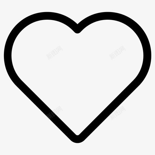 心不爱图标svg_新图网 https://ixintu.com bold favorite favorites gold hold lineicons selled 不 喜欢 心 爱