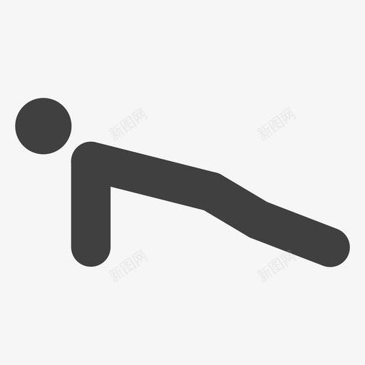 俯卧撑健身房训练图标全套svg_新图网 https://ixintu.com 俯卧撑 健身房训练图标全套