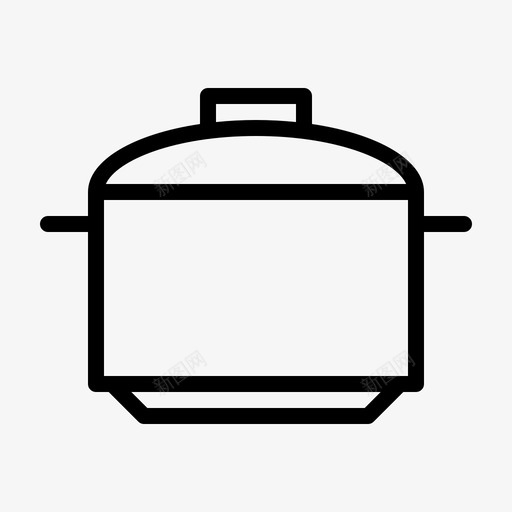 锅饭厨房图标svg_新图网 https://ixintu.com 厨房 图像 烹饪 盒子 锅 食物 餐厅 饭