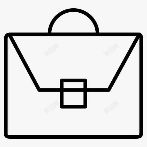 公文包包箱子图标svg_新图网 https://ixintu.com 公文包 包 工作 箱子