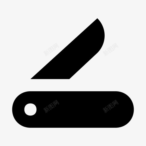 小刀锋利的工具材料图标svg_新图网 https://ixintu.com 军刀 刀具 小刀 展示件 材料 物品 自然和生态材料设计图标 野营刀 锋利的工具