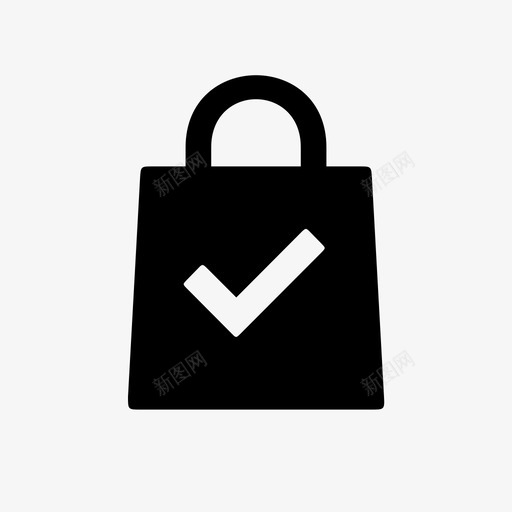 购物袋检查手提包振动图标svg_新图网 https://ixintu.com 互联网 商业 好 手提包 振动 放牧 最新技术 购物袋检查 震动