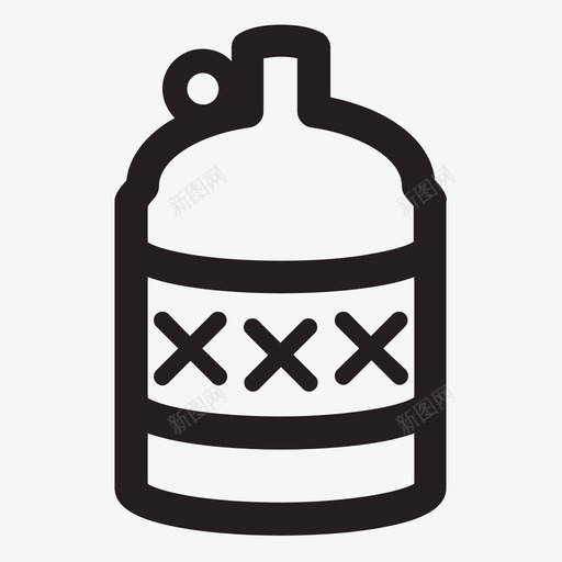 酒精有毒私酒图标svg_新图网 https://ixintu.com 伤害 使用 有毒 私酒 绷带 酒壶 酒精 醉酒 饮料