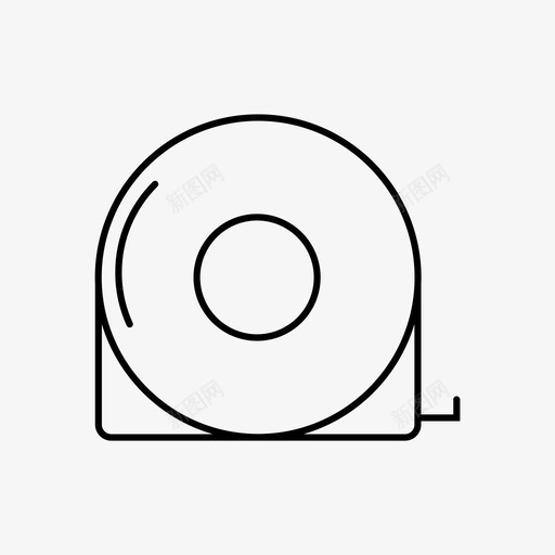 卷尺转下一个树图标svg_新图网 https://ixintu.com 分食 卷尺 台阶 大小 放下 树 水果 移走 转下一个